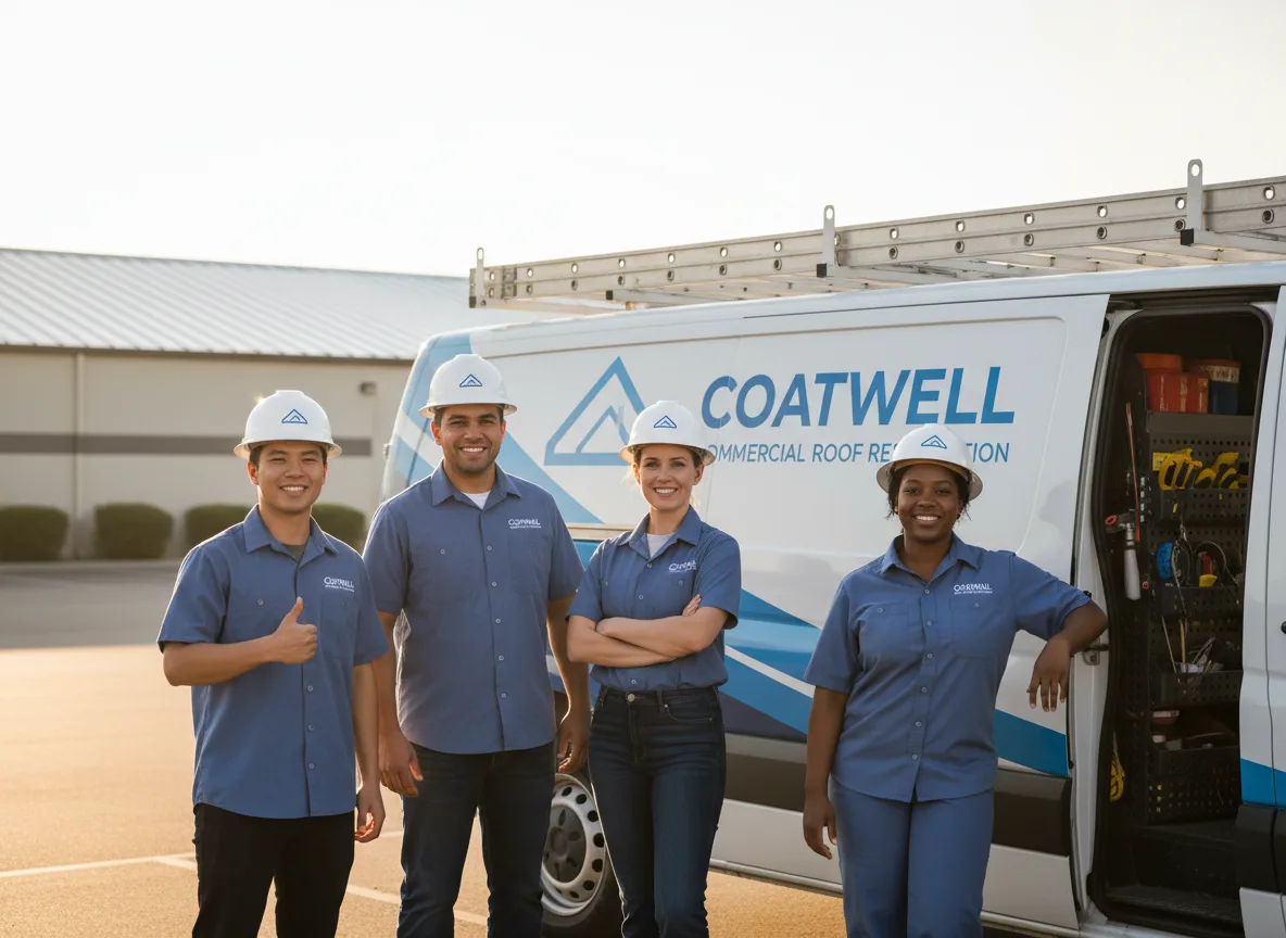 Commercial roof coating company in Ensign, KS